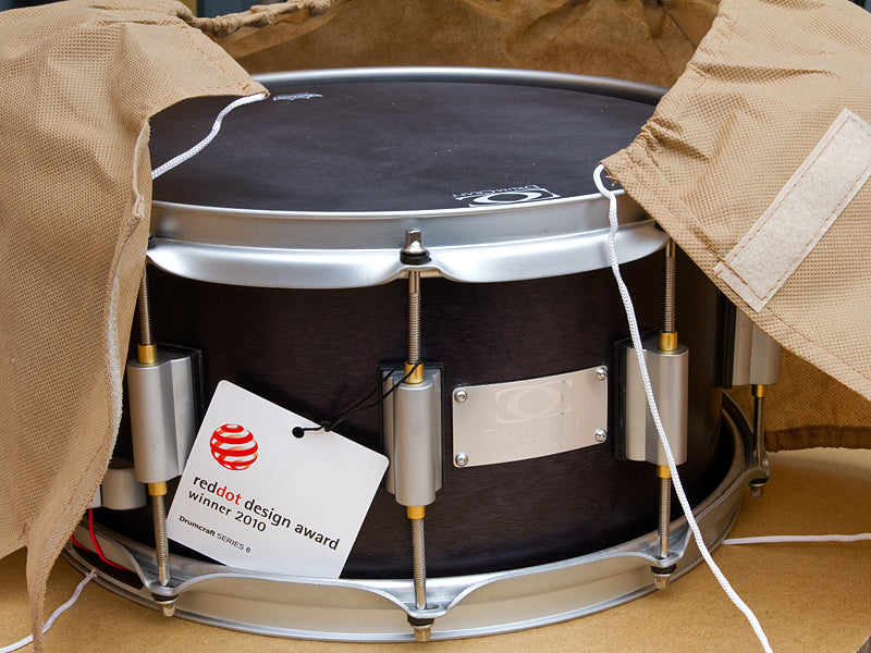 DrumCraft Delivery at Drum Shop UK Red Dot design winner 2010