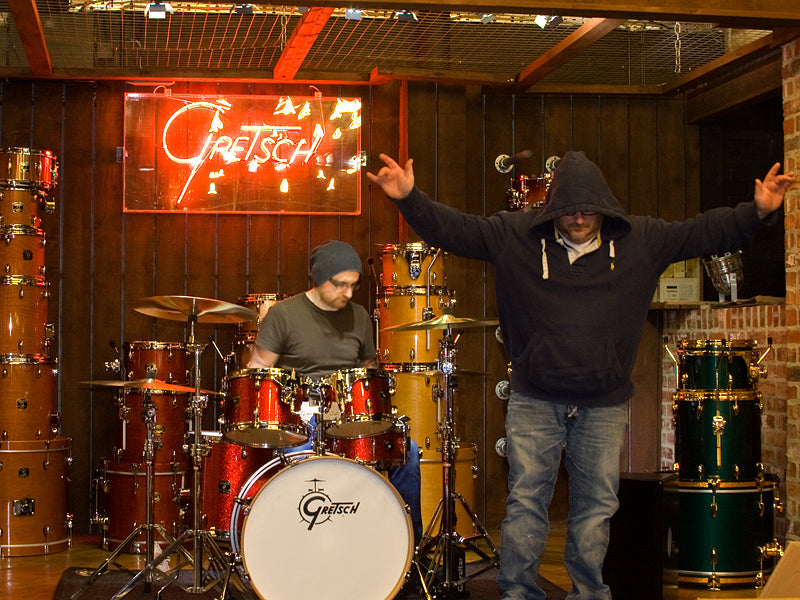 Gretsch Catalina Club Red Sparkle drum kit at Drum Shop UK