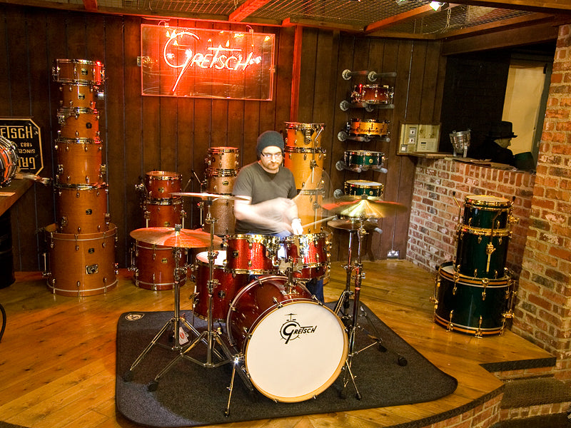 Gretsch drum kit in Red Sparkle at Drum Shop UK