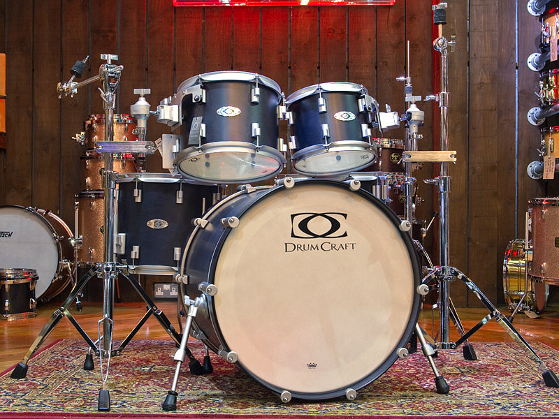 DrumCraft Series 8 Electric Black Drum Kit