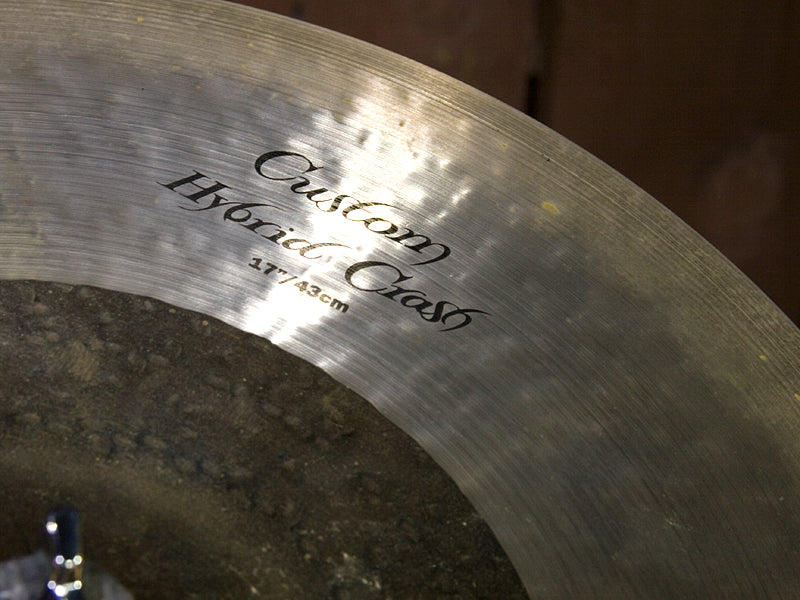 Zildjian K Custom 17" Hybrid Crash Cymbal