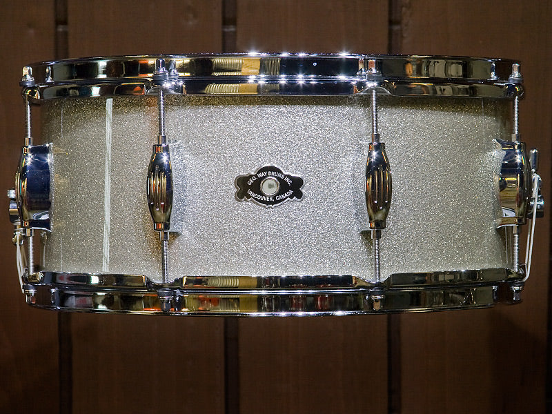 Geo-Way Studio Silver Sparkle snare drum