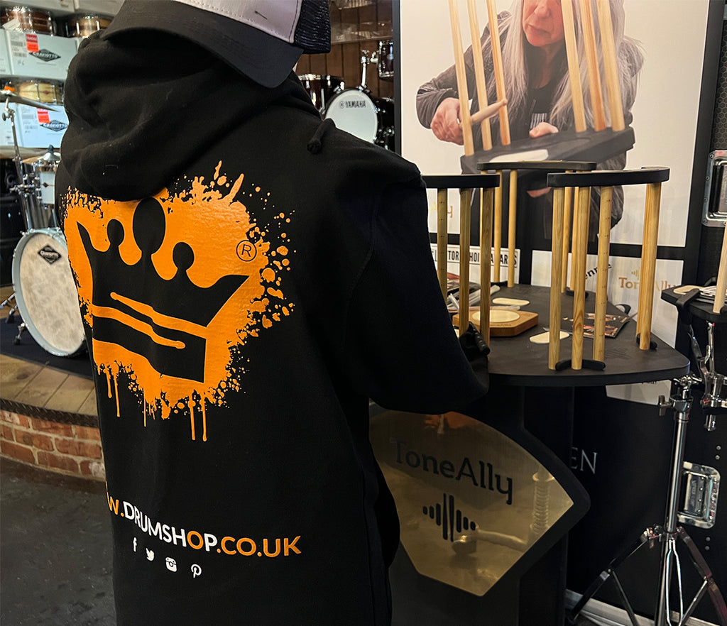 Drumshop Hoodie and ToneAlly product
