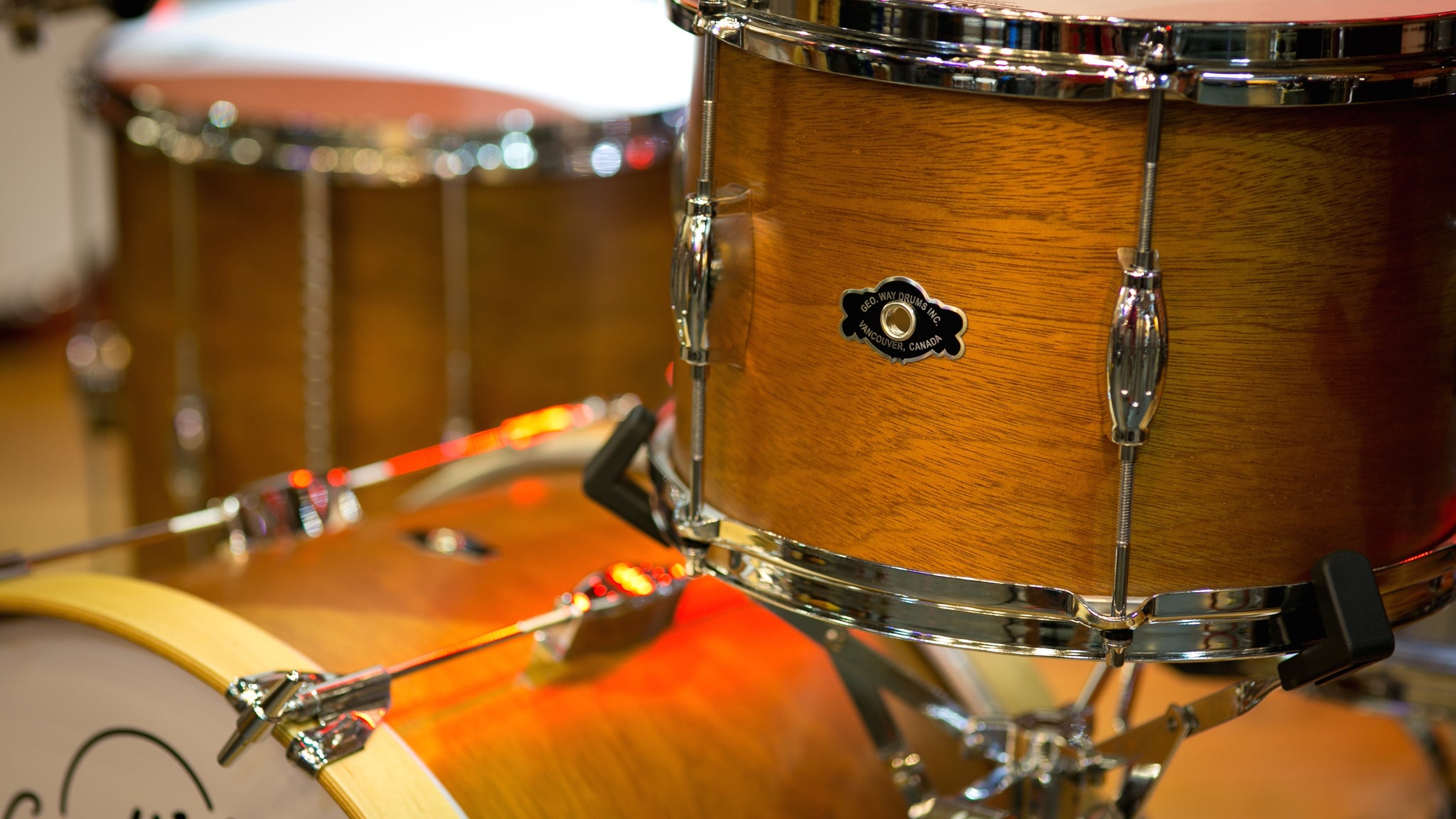 Mahogany drum Kit by George Way