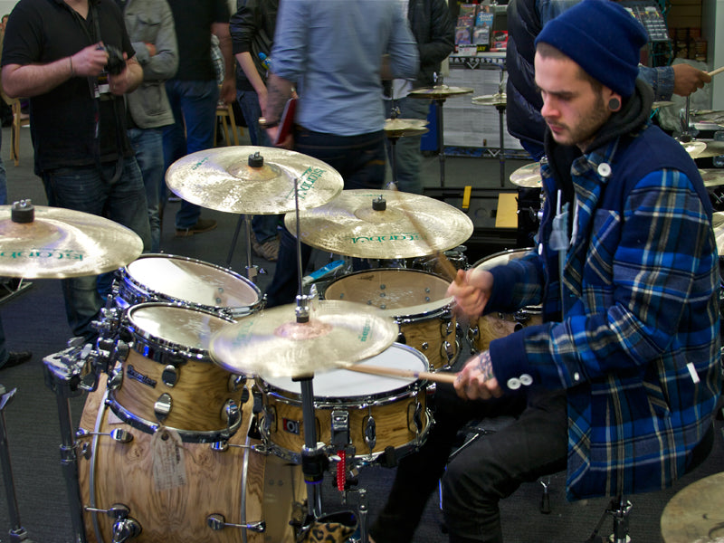 Istanbul cymbals at the london drum show drumshop uk