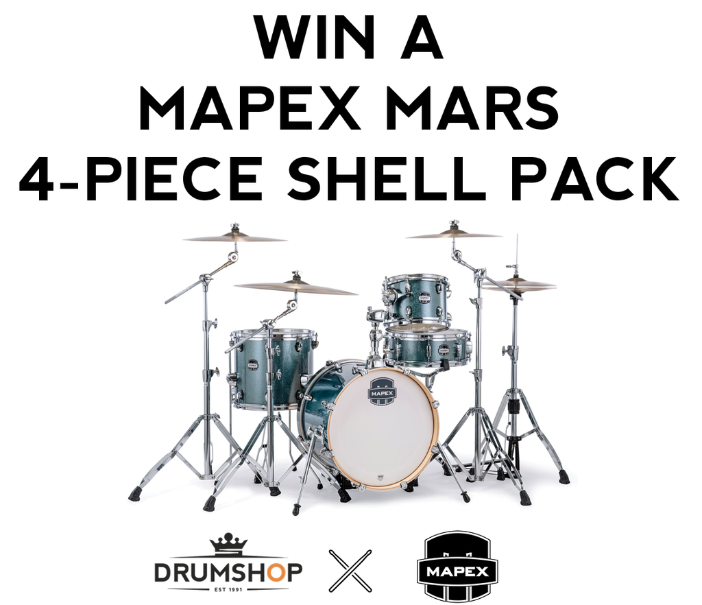 WIN A MAPEX MARS 4-PIECE SHELL PACK