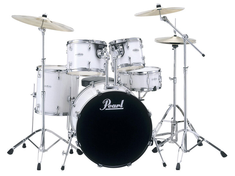 Pearl Forum FZ white drum kit