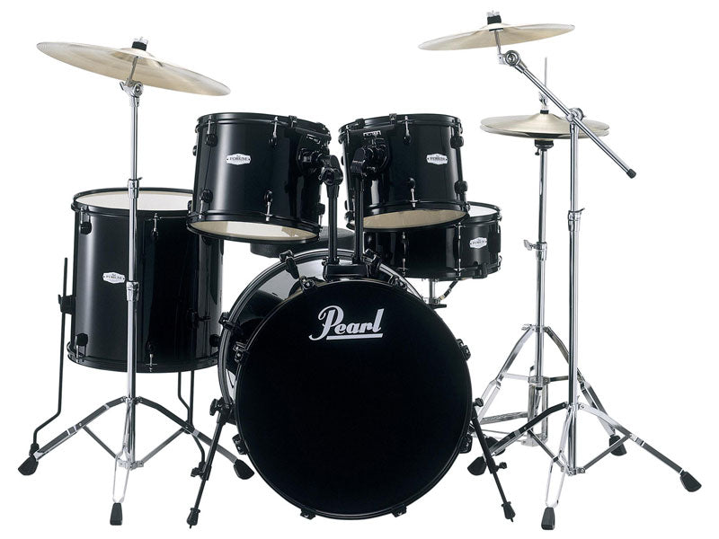Pearl Forum FZ black drum kit