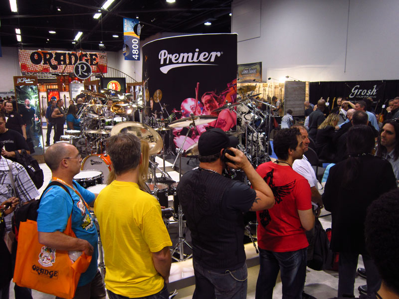 Premier drums at NAMM show 2012