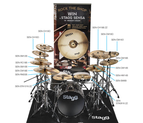 Win a Stagg cymbal