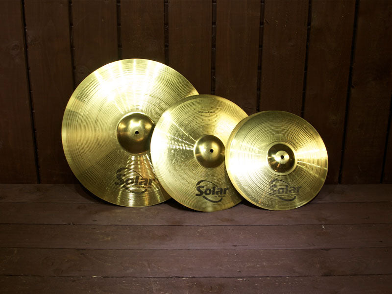 Pre-Loved Sabian Solar Starter Set Cymbals