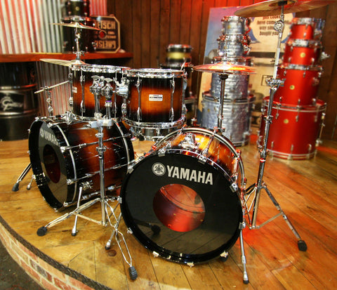 Yamaha Recording Custom 22" Drum Kit in Antique Sunburst