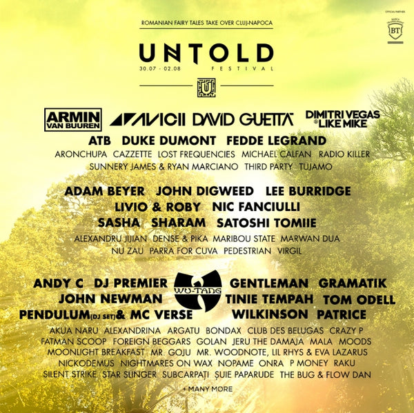 Untold Festival Lineup Drumshop UK