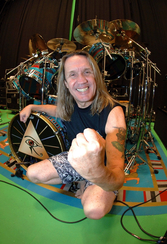 Nicko McBrain 2011 Drum Shop UK