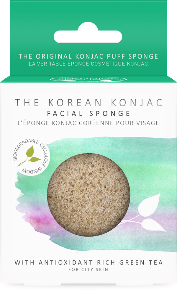 Eponge Konjac Visage Démaquillante - My Bambou