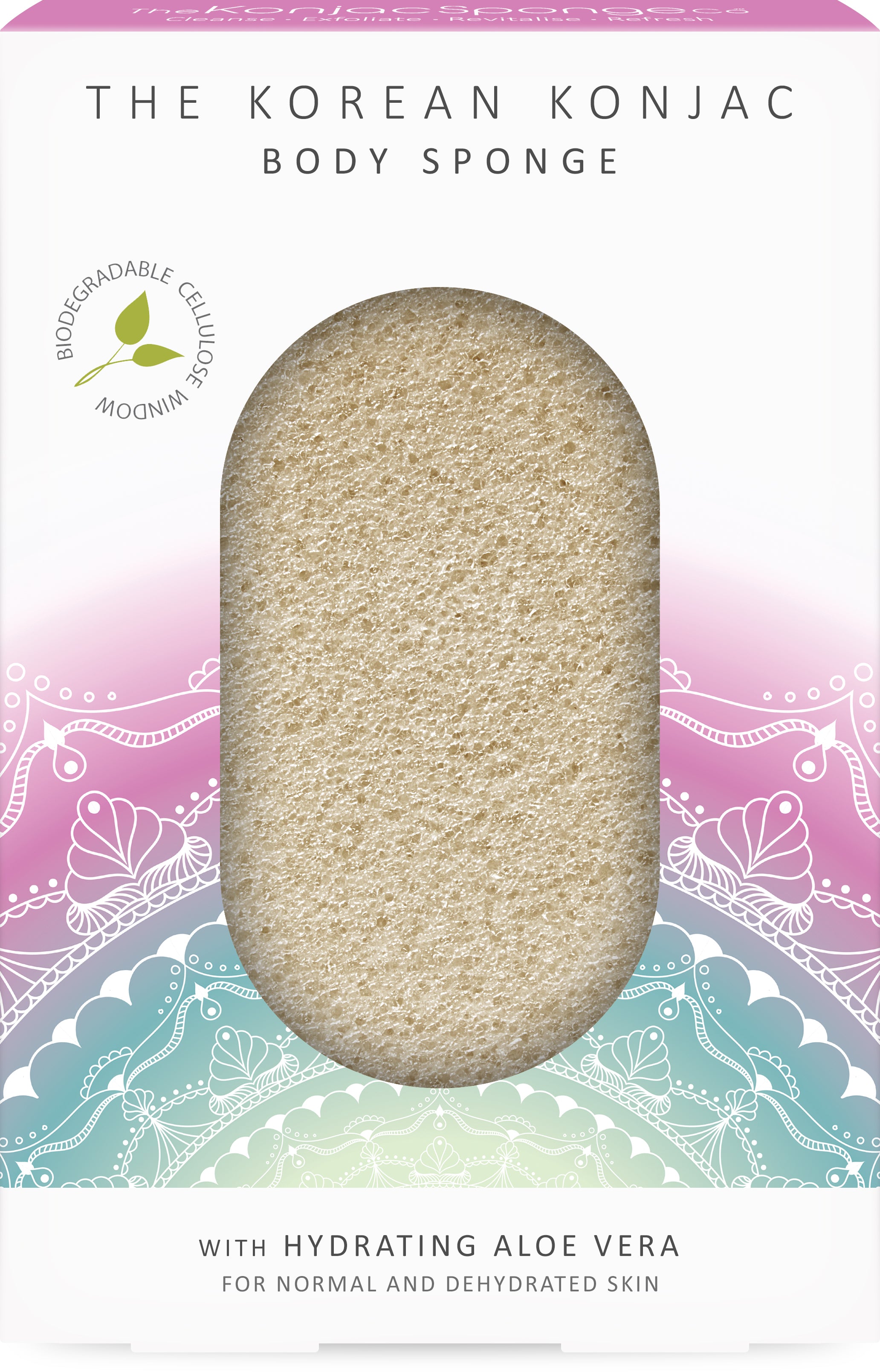 The Mandala Aloe Vera Body Sponge