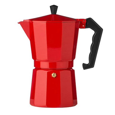 Pezzetti: Italexpress Color Coffee Maker 3-Cup RED [ Italian Import ]
