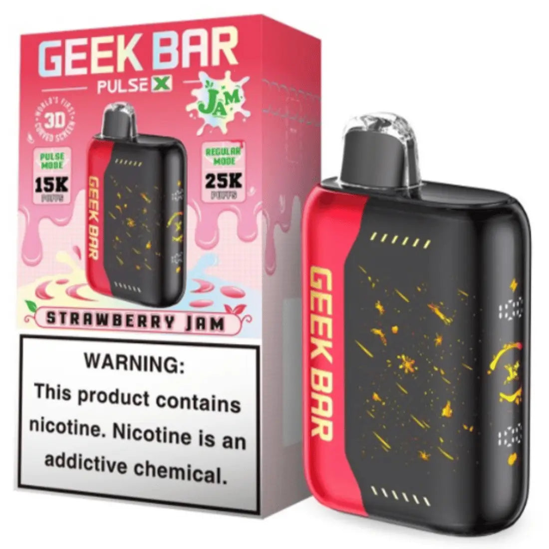 Geek Bar Pulse X Strawberry Jam Edition | Start From $19.99