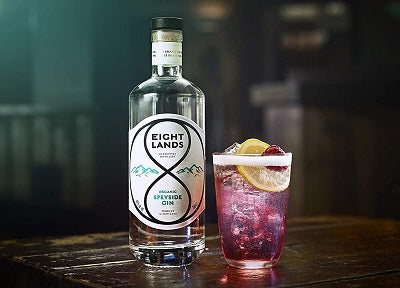 Eight Lands Gin Serve with Raspberry Tonic