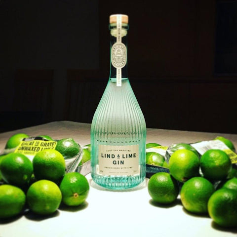Lind & Lime Gin With Lime Garnishes