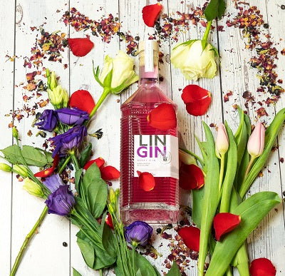 LinGin Berry Gin with Flowers