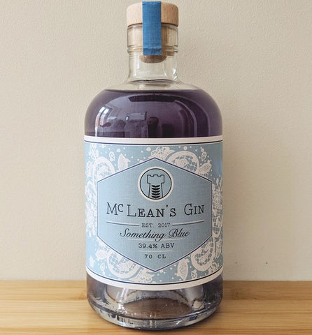 McLean's Something Blue Gin Bottle