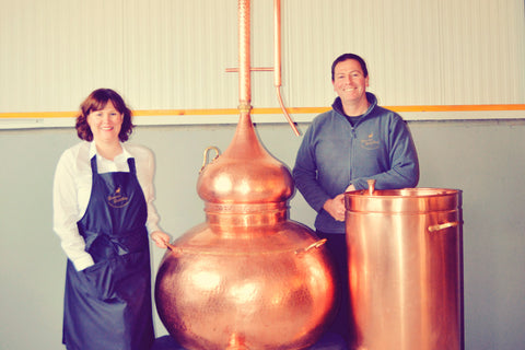 Stuart & Adelle Brown - Founders of Deerness Distillery