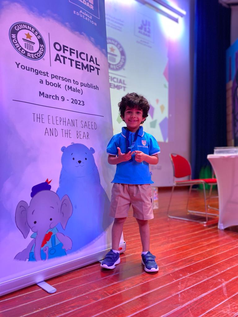 Saeed AlMheiri Guinness world record youngest writer in the world