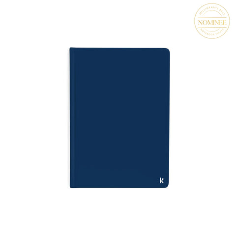 Karst's Stone Paper Notebook with a navy blue cover
