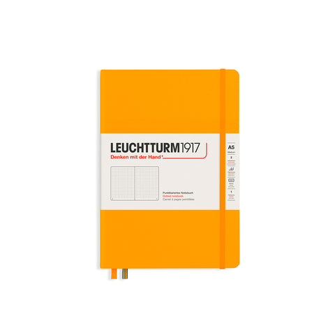 Leuchtturm1917's Rising Colours Notebook with a deep yellow cover
