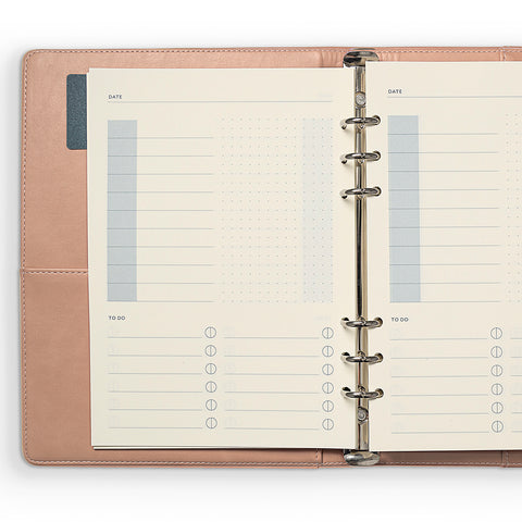 Studio Milligram Planner Set (Blush) with Daily page layout