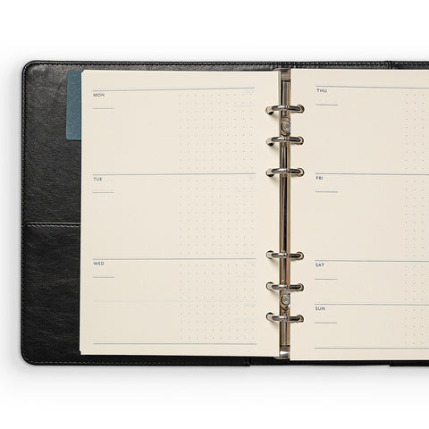 Studio Milligram Planner Set (Black) with Weekly Page layout