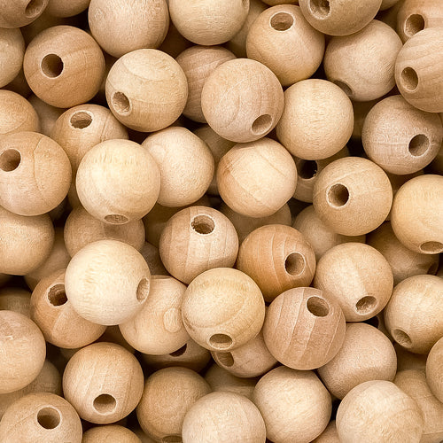 1 1/4 (31.75MM) Round Wooden Beads – American Teething and Craft Supply LLC