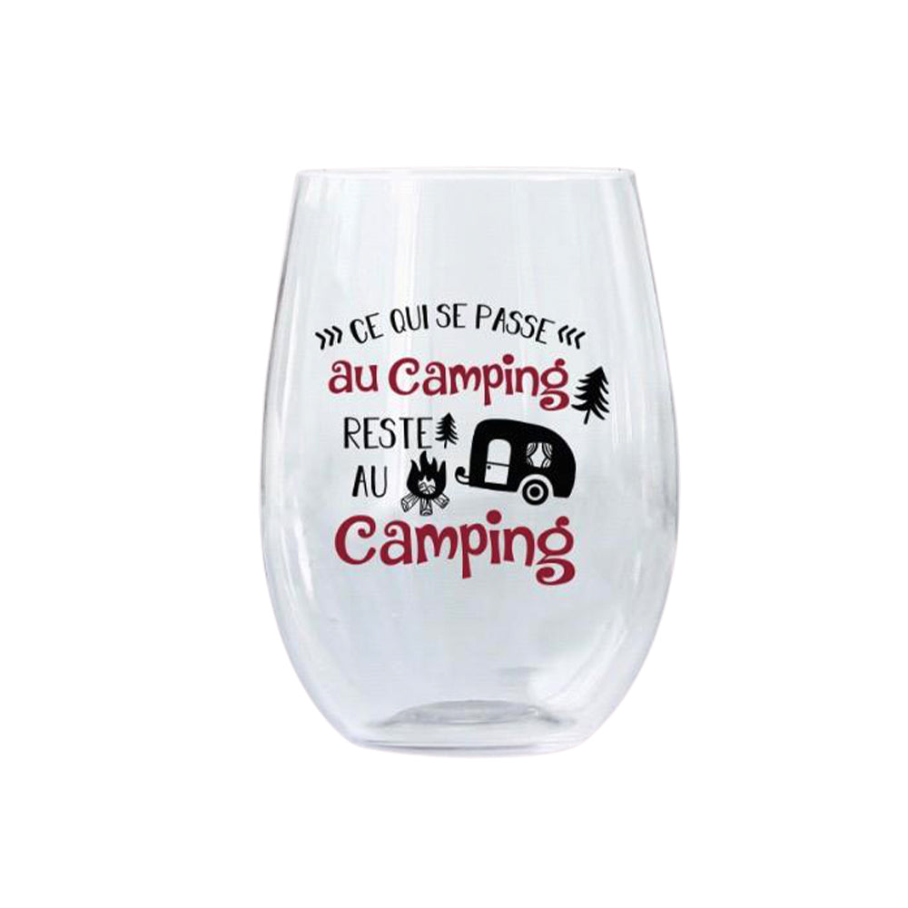 Coupe à Vin Ce Qui Se Passe Au Camping Reste Au Camping Campingmart 