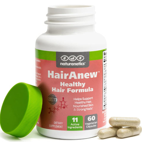 Naturenetics HairAnew Hair Growth Vitamins for Men & Women