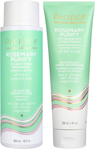 Pacifica Beauty, Rosemary Purify Invigorating Shampoo + Conditioner Set