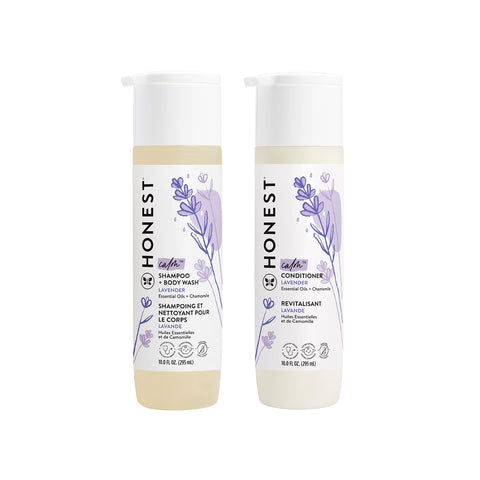 The Honest Company Silicone-Free Conditioner & 2-in-1 Cleansing Shampoo