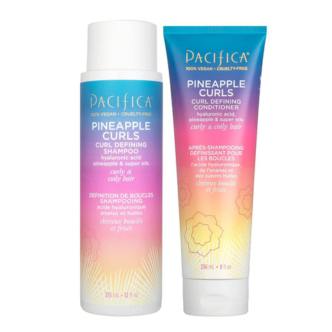 Pacifica Beauty Pineapple Curls Defining Shampoo & Conditioner