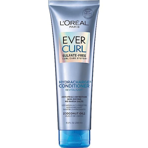 L'Oreal Paris EverCurl Sulfate Free Shampoo and Conditioner Kit for Curly Hair