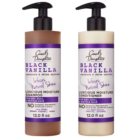 Carol's Daughter Black Vanilla Moisture & Shine Shampoo and Conditioner