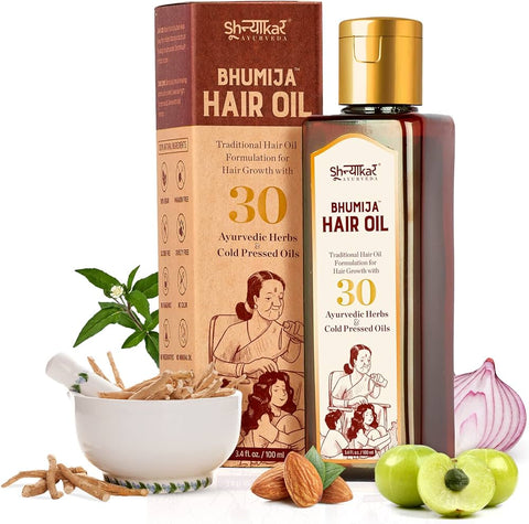 Shoonyaakar Bhumija Ayurvedic Hair Oil