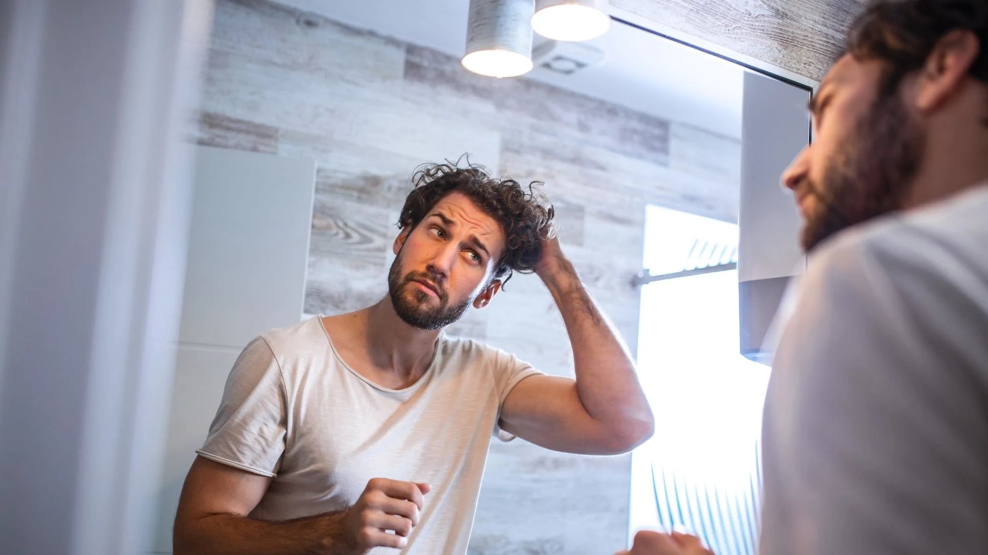 man with hair loss