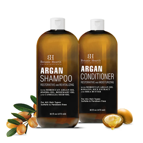 Botanic Hearth Argan Oil Shampoo and Conditioner Set