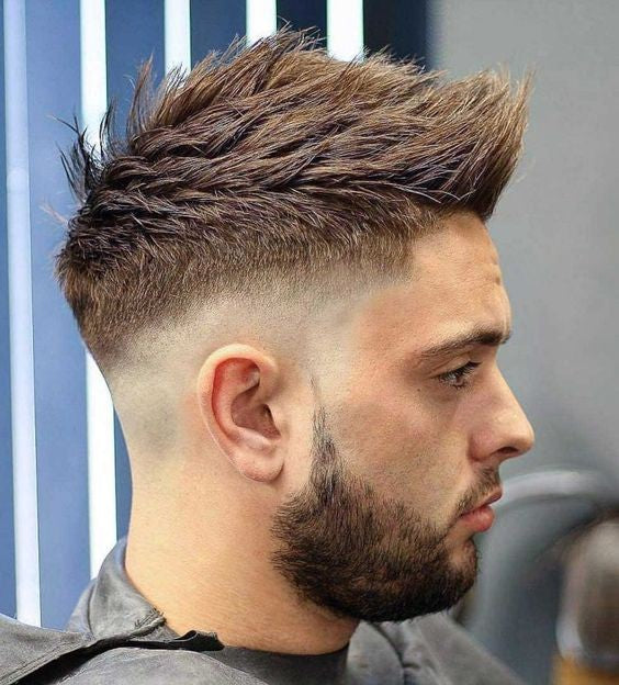 Modern faux hawk