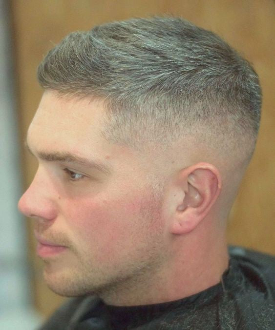 Crew cut with fade