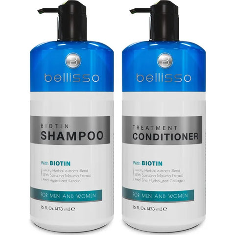 Bellisso Biotin Shampoo and Treatment Conditioner