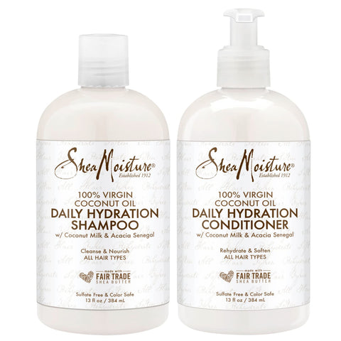 SheaMoisture 100% Virgin Coconut Oil Shampoo & Conditioner