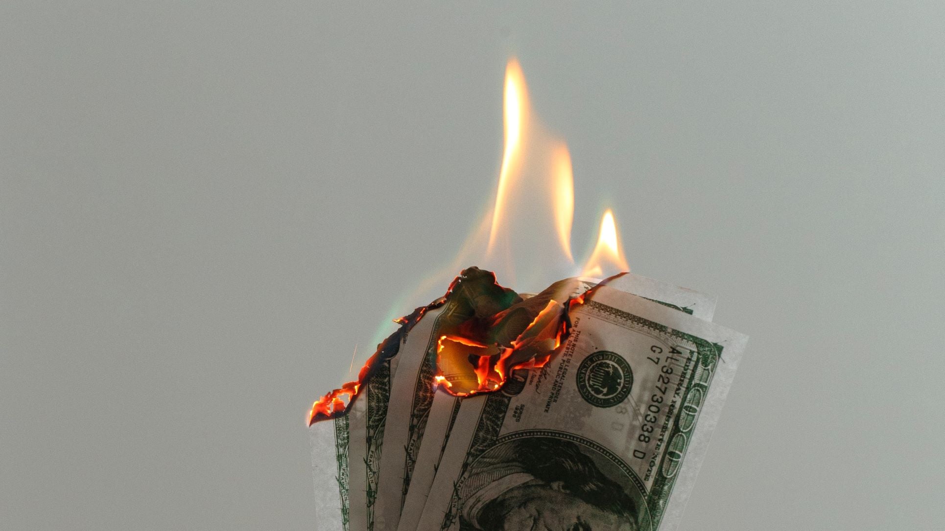 burning money uneffective