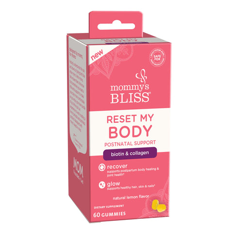 Mommy's Bliss Postnatal Support Reset My Body Gummies with Biotin & Collagen