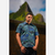 David Shepard - Men's Kamapua'a Blue Aloha Shirt